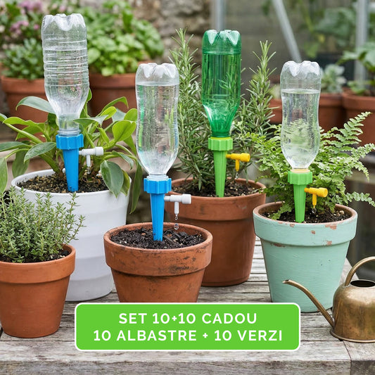 Picurător Reglabil pentru Irigații – 10+10 Cadou 🎁