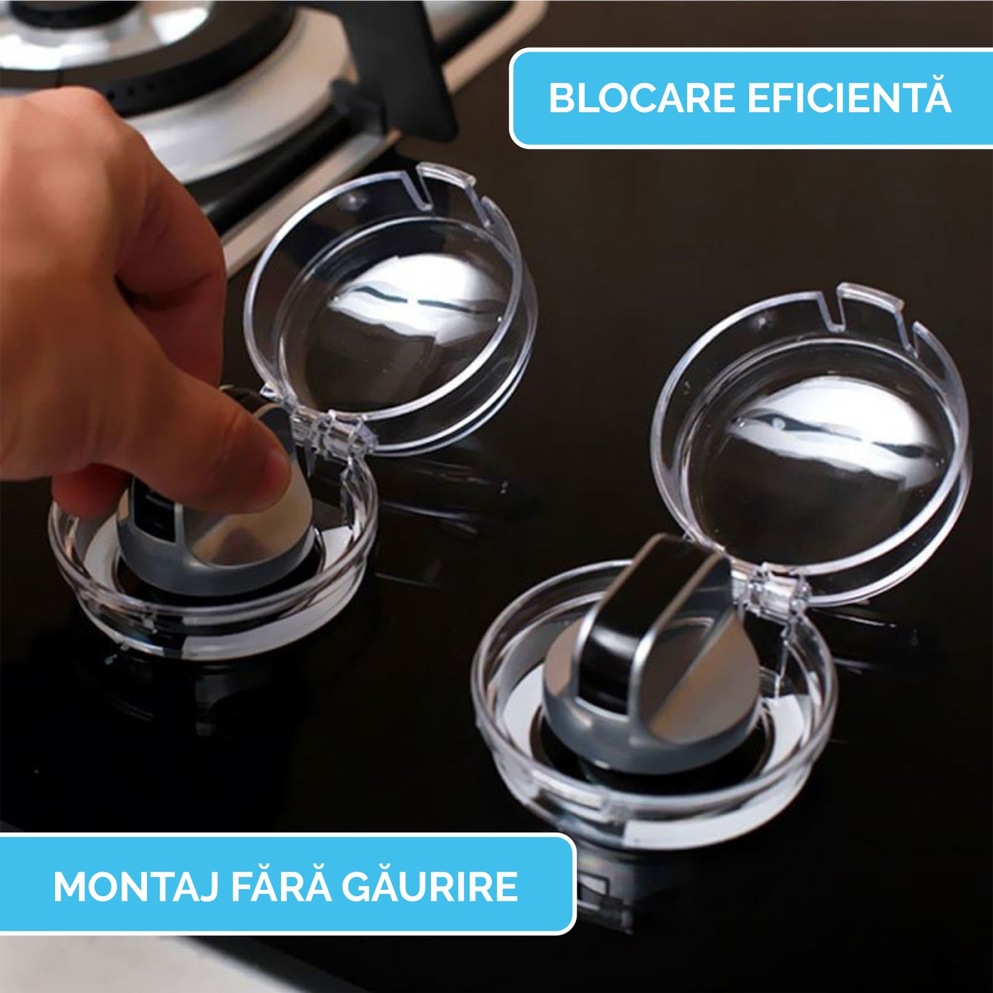 🔥 Set 5 capace de protecție pentru aragaz – antimurdărie & siguranță
