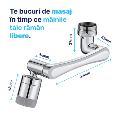 Aplica LED Exterior Timeea, 18W, Negru, 6000K